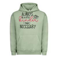 Pigment Oil Green always Urban Hoodie - Unal Design