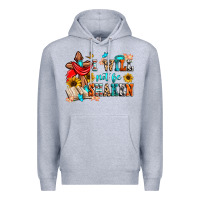 Heather Grey i will not be shaken Premium Hoodie - Zillion Design Studio