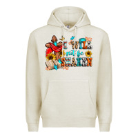 Oatmeal Heather i will not be shaken Premium Hoodie - Zillion Design Studio