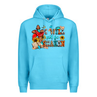 Ocean Blue i will not be shaken Premium Hoodie - Zillion Design Studio