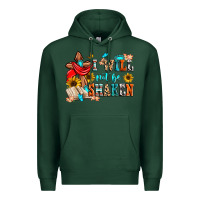 Sports Green i will not be shaken Premium Hoodie - Zillion Design Studio