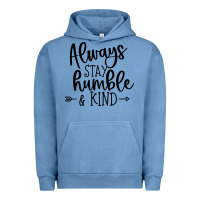 Pigment Pebble Blue kind Urban Hoodie - Unal Design