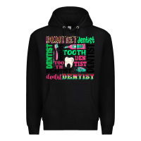 Black dentist tooth Premium Hoodie - texasbilliewilder