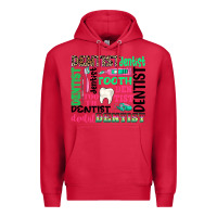 Cardinal dentist tooth Premium Hoodie - texasbilliewilder