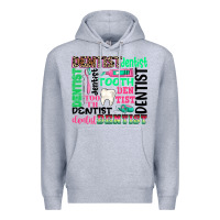 Heather Grey dentist tooth Premium Hoodie - texasbilliewilder