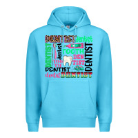 Ocean Blue dentist tooth Premium Hoodie - texasbilliewilder