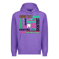 Purple dentist tooth Premium Hoodie - texasbilliewilder