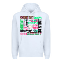 White dentist tooth Premium Hoodie - texasbilliewilder