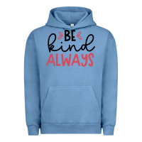 Pigment Pebble Blue kind Urban Hoodie - Unal Design