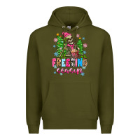 Army Green freezing season skeleton Premium Hoodie - Zillion Design Studio