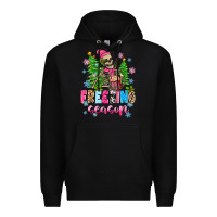 Black freezing season skeleton Premium Hoodie - Zillion Design Studio