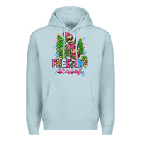 Blue Mist freezing season skeleton Premium Hoodie - Zillion Design Studio