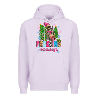 Lilac freezing season skeleton Premium Hoodie - Zillion Design Studio