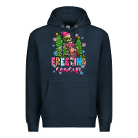 Navy freezing season skeleton Premium Hoodie - Zillion Design Studio