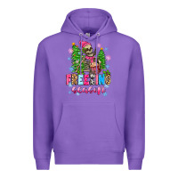 Purple freezing season skeleton Premium Hoodie - Zillion Design Studio