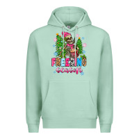 Seafoam freezing season skeleton Premium Hoodie - Zillion Design Studio