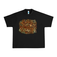 Black leopard leather turquoise background Urban Heavy Tee - RanaPortraitStore