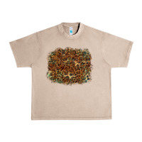 French Oak leopard leather turquoise background Urban Heavy Tee - RanaPortraitStore