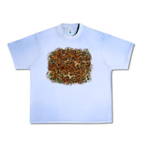 Grape Ice leopard leather turquoise background Urban Heavy Tee - RanaPortraitStore