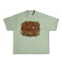 Oil Green leopard leather turquoise background Urban Heavy Tee - RanaPortraitStore