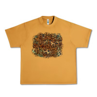 Peanut Butter leopard leather turquoise background Urban Heavy Tee - RanaPortraitStore