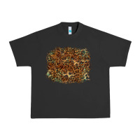 Pigment Black leopard leather turquoise background Urban Heavy Tee - RanaPortraitStore