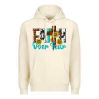 Sandshell faith over fear Premium Hoodie - texasbilliewilder