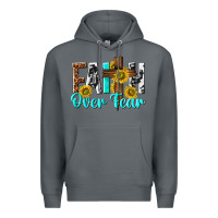 Rock faith over fear Premium Hoodie - texasbilliewilder