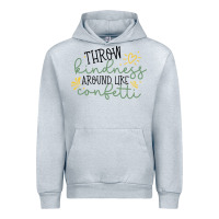 Heather Grey kindness Urban Hoodie - Unal Design