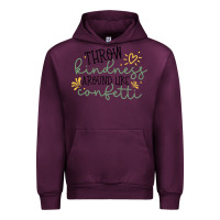 Mauve Wine kindness Urban Hoodie - Unal Design