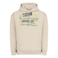Pigment French Oak kindness Urban Hoodie - Unal Design