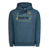 Pigment Midnight Navy kindness Urban Hoodie - Unal Design
