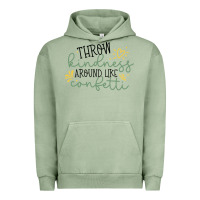 Pigment Oil Green kindness Urban Hoodie - Unal Design