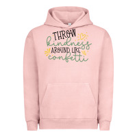 Pigment Salmon kindness Urban Hoodie - Unal Design