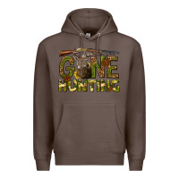 Coffee gone hunting western Premium Hoodie - texasbilliewilder