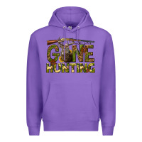 Purple gone hunting western Premium Hoodie - texasbilliewilder