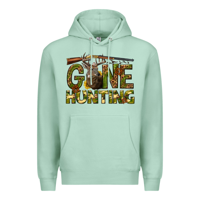 Gone Hunting Western Premium Hoodie by texasbilliewilder | Teevron