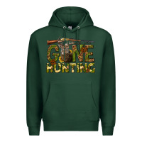 Sports Green gone hunting western Premium Hoodie - texasbilliewilder