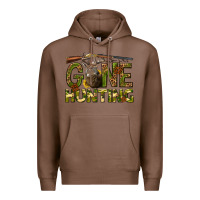 Chestnut gone hunting western Premium Hoodie - texasbilliewilder