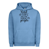 Pigment Pebble Blue kind Urban Hoodie - Unal Design