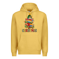 Antique Gold book christmas tree merry christmas Premium Hoodie - Zillion Design Studio