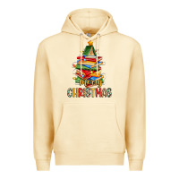 Pina Colada book christmas tree merry christmas Premium Hoodie - Zillion Design Studio