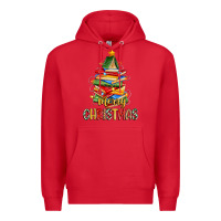 Red book christmas tree merry christmas Premium Hoodie - Zillion Design Studio