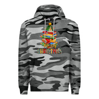Slate Camo book christmas tree merry christmas Premium Hoodie - Zillion Design Studio