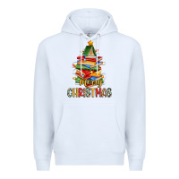 White book christmas tree merry christmas Premium Hoodie - Zillion Design Studio