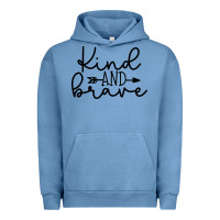 Pigment Pebble Blue kind Urban Hoodie - Unal Design