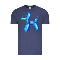 Blue Dog Balloon Vintage Tee | Teevron