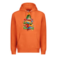 Carrot book christmas tree Premium Hoodie - Zillion Design Studio