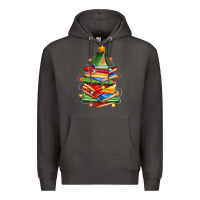Smoke book christmas tree Premium Hoodie - Zillion Design Studio