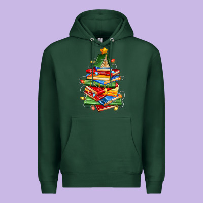 Premium Hoodie book christmas tree
